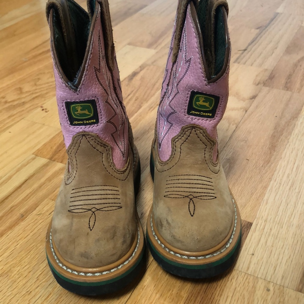 John Deere toddler boots